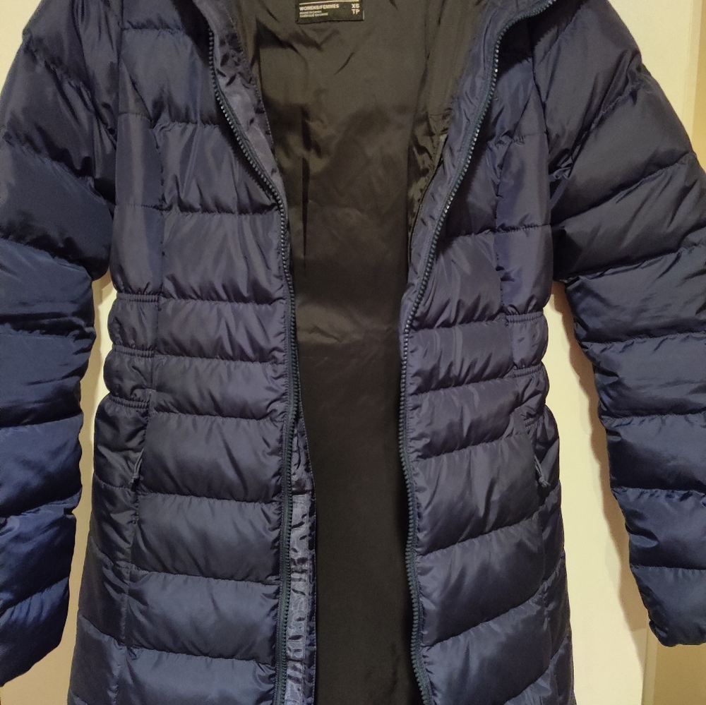 Women's The North Face 550 Gotham Parka II-Urban Navy Size XS